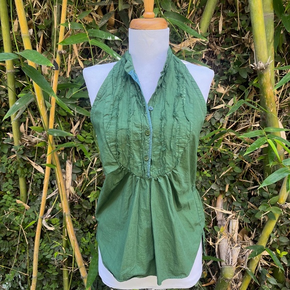 HANNOH wrap-around halter top - Picture 1 of 4